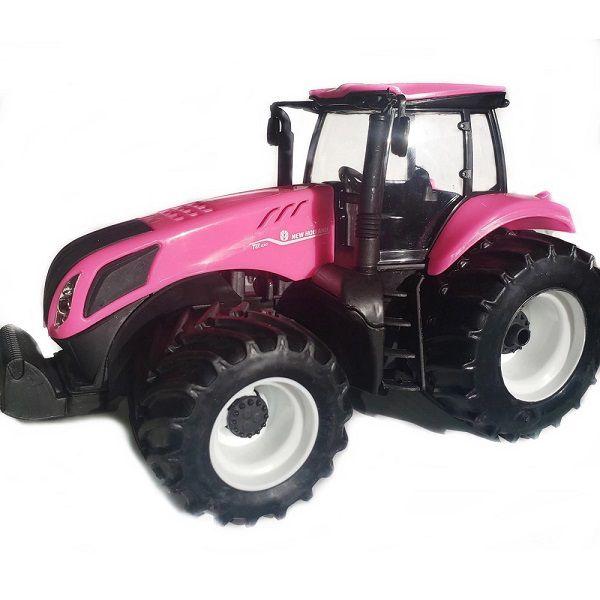 Trator NEW Holland T8 Rosa Usual 640 - Trator de Brinquedo